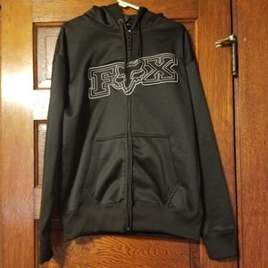 Fox zip up sweatshirt